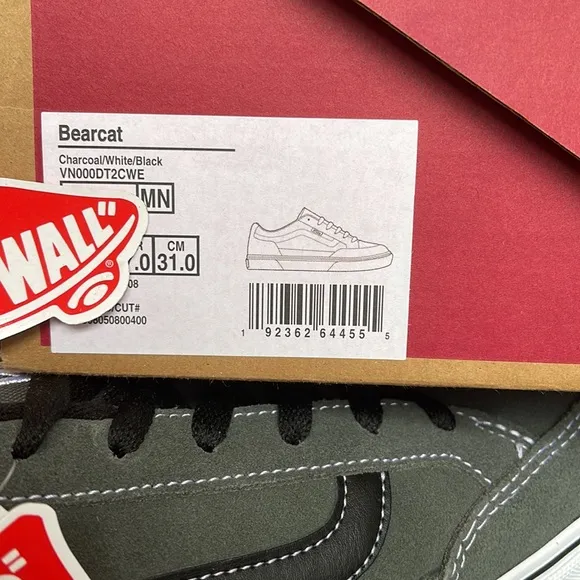Vans Bearcat Charcoal/White/Black Men’s sneakers