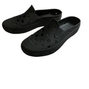 Vans Black Perforated Rubber Slip-On Shoes Men’s Size 11 Waterproof
