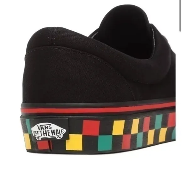 Vans (BTPXB2) Vans Check Era TC Shoes Black/Multi Men’s Size 8, Women’s Size 9.5