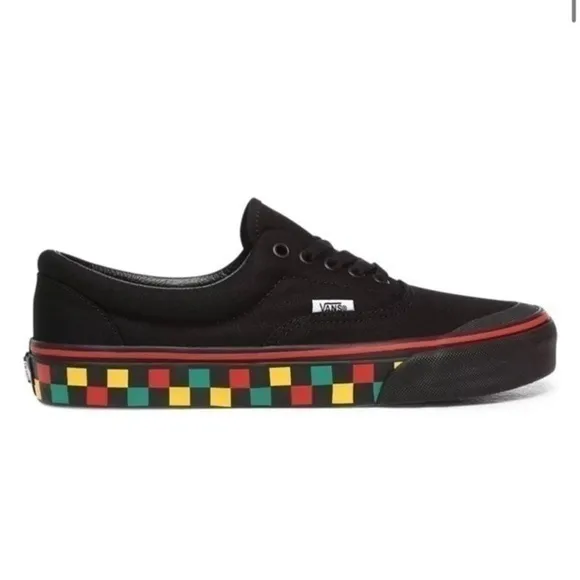 Vans (BTPXB2) Vans Check Era TC Shoes Black/Multi Men’s Size 8, Women’s Size 9.5