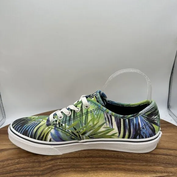 Vans Camden Low Top Lace Up Shoes Palm Leaf Tropical Skater Canvas Women's‎ 10