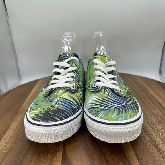 Vans Camden Low Top Lace Up Shoes Palm Leaf Tropical Skater Canvas Women's‎ 10