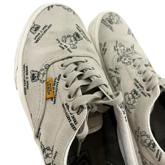 Vans Era World Code Clean Earth Day Men's Size 7  canvas leather oatmeal marsh