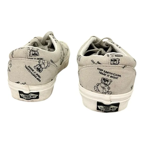 Vans Era World Code Clean Earth Day Men's Size 7  canvas leather oatmeal marsh