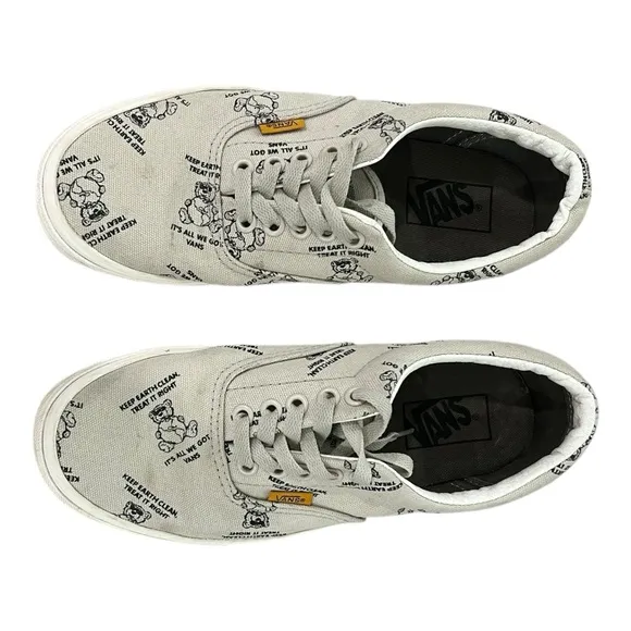 Vans Era World Code Clean Earth Day Men's Size 7  canvas leather oatmeal marsh