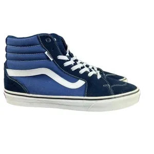 VANS Filmore Hi Navy Blue Suede Canvas Shoes Men's Size 11