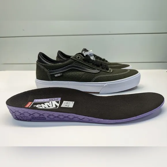 Vans Gilbert Crockett Black Forest Night Green VN0A5JIFALM Skateboard shoes