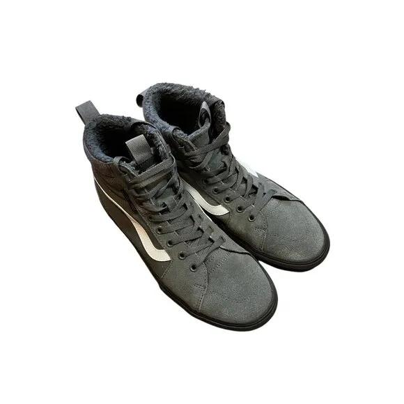 Vans Guard Grey Suede Men’s Size 10, Used Good Condition Black Gum Sole