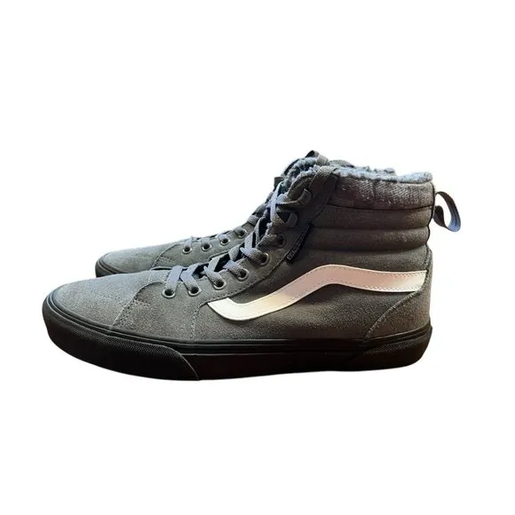 Vans Guard Grey Suede Men’s Size 10, Used Good Condition Black Gum Sole
