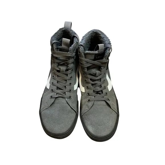 Vans Guard Grey Suede Men’s Size 10, Used Good Condition Black Gum Sole