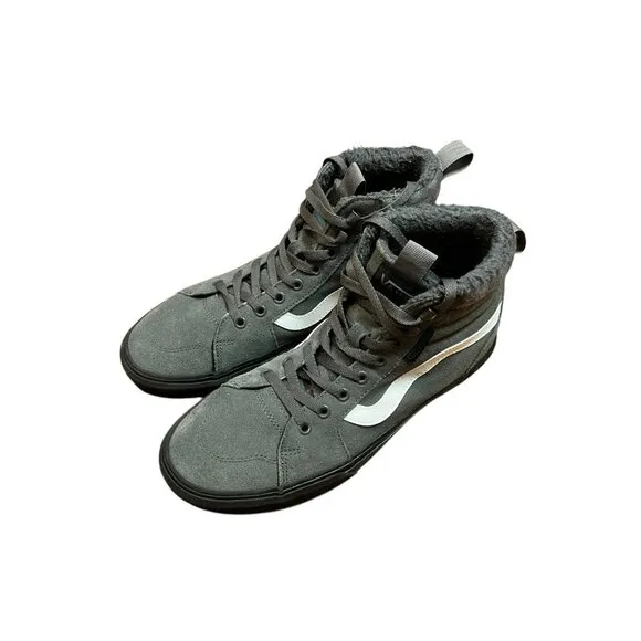 Vans Guard Grey Suede Men’s Size 10, Used Good Condition Black Gum Sole