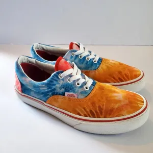 Vans Kids Era Size Juniors 6.5 Tie Dye Color Block Shoes Sneakers Multicolor