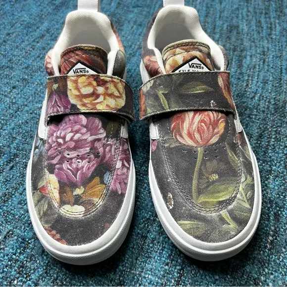 Vans Kyle Walker Pro 2.0 Floral Leather Skateboarding Shoes Pop Cush Sneakers