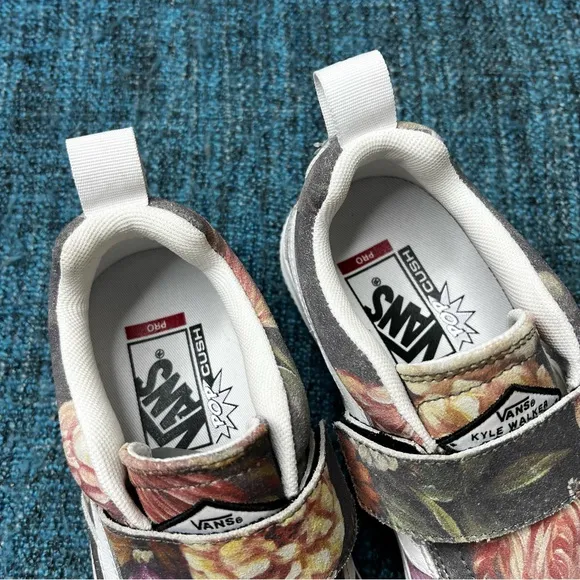 Vans Kyle Walker Pro 2.0 Floral Leather Skateboarding Shoes Pop Cush Sneakers