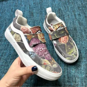 Vans Kyle Walker Pro 2.0 Floral Leather Skateboarding Shoes Pop Cush Sneakers
