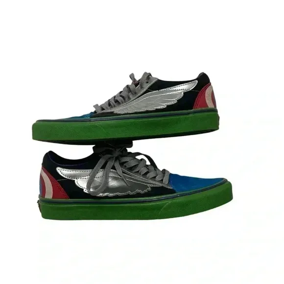 Vans Marvel Old Skool Avengers Shoes Sneakers Size Women's 9.5/ Men's 8