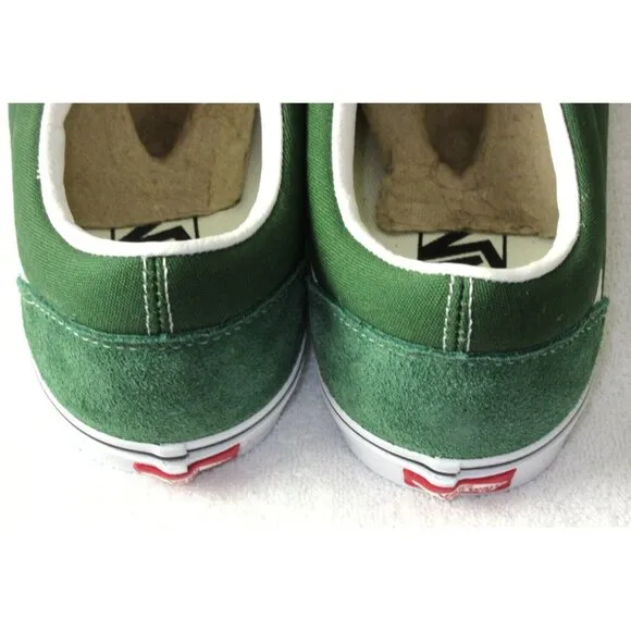 Vans Men's Old Skool Color Theory Greener Pastures White Striped Shoes Sizes