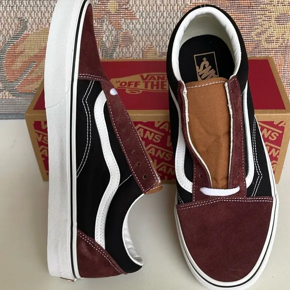 Vans Men’s Old SkoolColor Block Black/BrownVN0007NTYS8Sneakers
