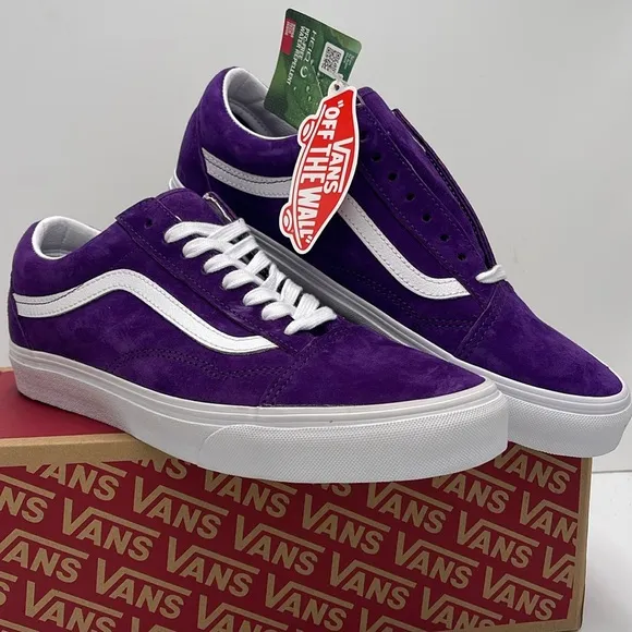 Vans Men's Purple Suede Sneakers Old SkoolPig Suede AcaiVN0A4BW2BKE