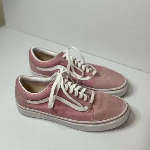 Vans Men’s Women's Pink Low Top Sneakers Skateboarding Trainers Shoes