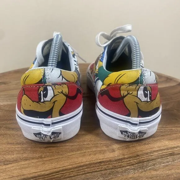 Vans Off The Wall Disney Mickey Mouse and Friends Womens Size 7 Low Top Shoes