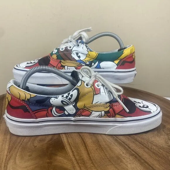 Vans Off The Wall Disney Mickey Mouse and Friends Womens Size 7 Low Top Shoes