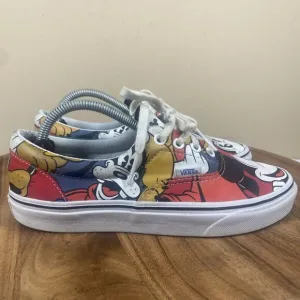 Vans Off The Wall Disney Mickey Mouse and Friends Womens Size 7 Low Top Shoes
