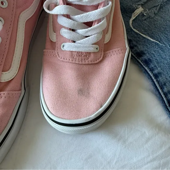 Vans Off the Wall Old School‎ Pink Skateboarding Sneakers Shoes Size 5.5