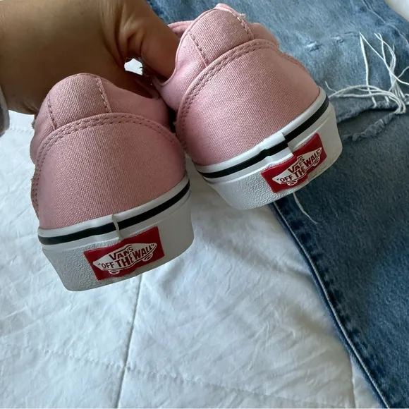 Vans Off the Wall Old School‎ Pink Skateboarding Sneakers Shoes Size 5.5
