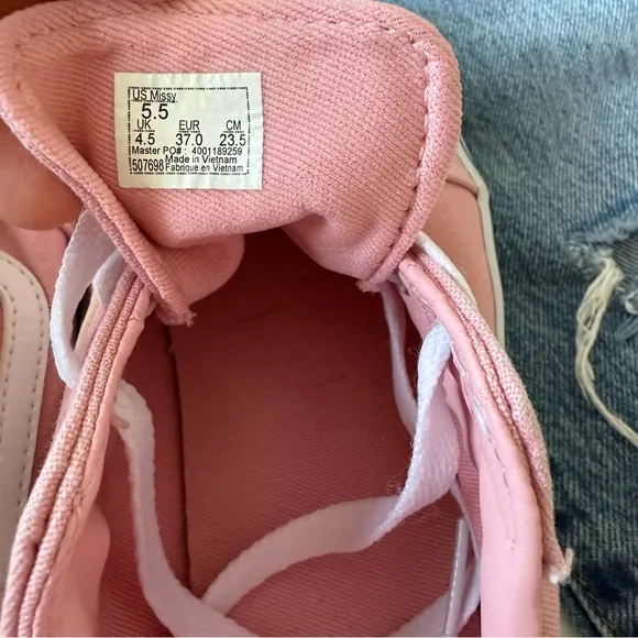 Vans Off the Wall Old School‎ Pink Skateboarding Sneakers Shoes Size 5.5
