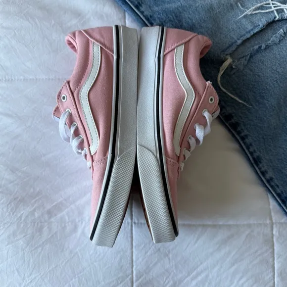 Vans Off the Wall Old School‎ Pink Skateboarding Sneakers Shoes Size 5.5
