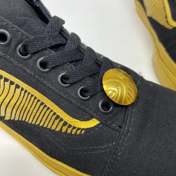 Vans Off The Wall X Harry Potter Old Skool Shoes - Golden Snitch/Black  Unisex