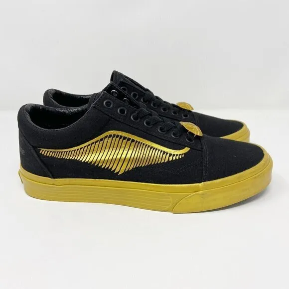 Vans Off The Wall X Harry Potter Old Skool Shoes - Golden Snitch/Black  Unisex
