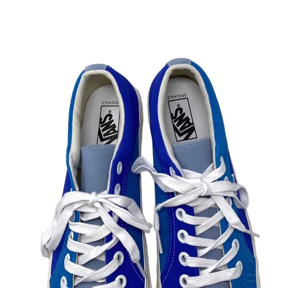 VANS OG Lampin LX Sneakers Low Suede Blue Shoes Casual Women's Size VN0A7Q4U6RE
