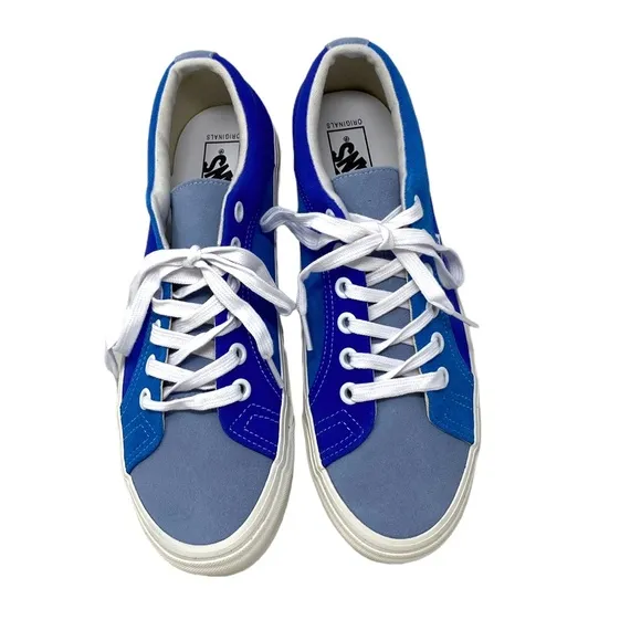 VANS OG Lampin LX Sneakers Low Suede Blue Shoes Casual Women's Size VN0A7Q4U6RE