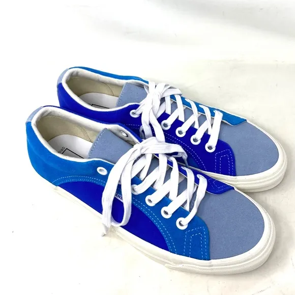 VANS OG Lampin LX Sneakers Low Suede Blue Shoes Casual Women's Size VN0A7Q4U6RE