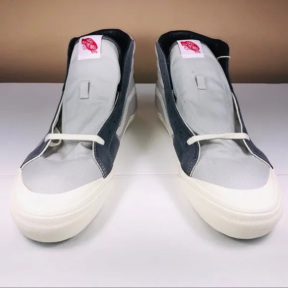 VANS OG Style 138 LX Pearl Grey Suede Canvas Shoes