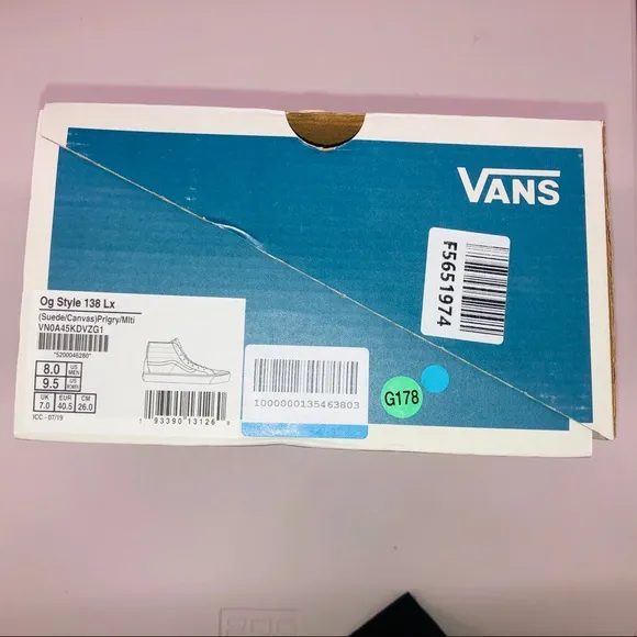 VANS OG Style 138 LX Pearl Grey Suede Canvas Shoes