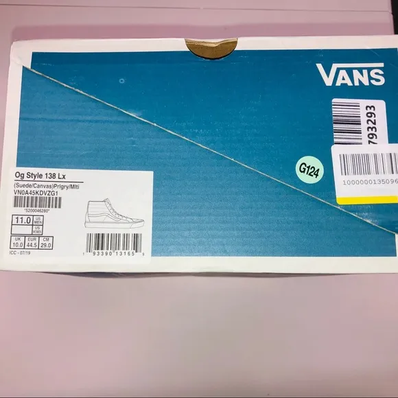 VANS OG Style 138 LX Pearl Grey Suede Canvas Shoes