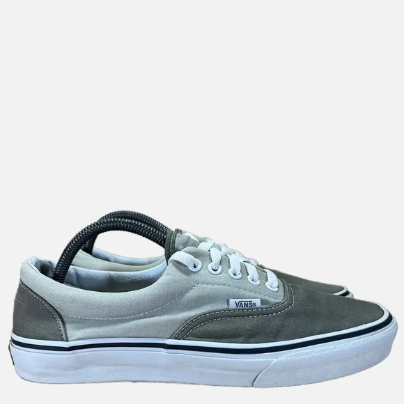 Vans Old Skool Canvas Mens Size 9.5 Shoes Sneakers Pewter Gray