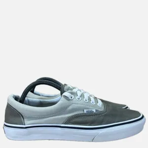 Vans Old Skool Canvas Mens Size 9.5 Shoes Sneakers Pewter Gray