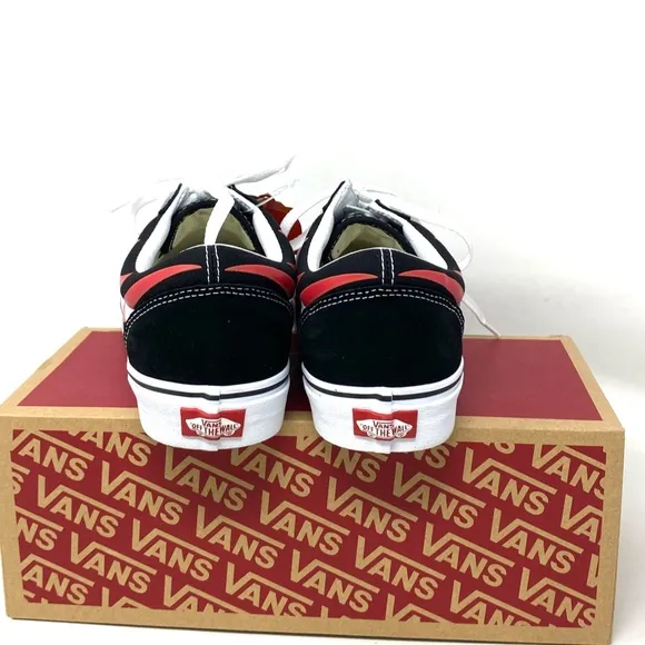 VANS Old Skool Flame Sneakers Low Top Women Size Shoes Suede Canvas VN0A38G1PHN