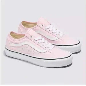 Vans Old Skool Pink Floral Embroidered Shoes