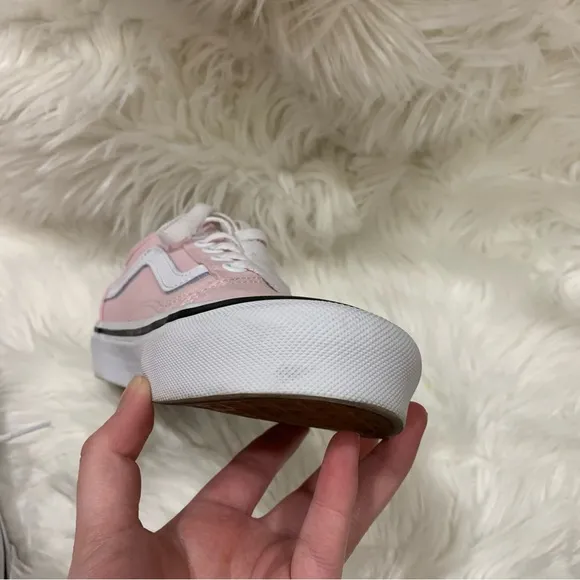 Vans Old Skool Pink Floral Embroidered Shoes