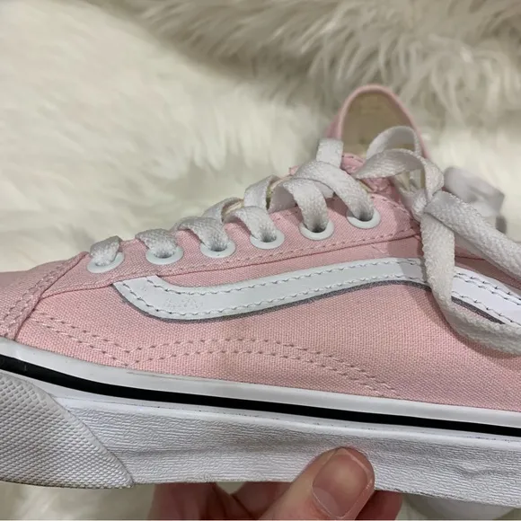 Vans Old Skool Pink Floral Embroidered Shoes