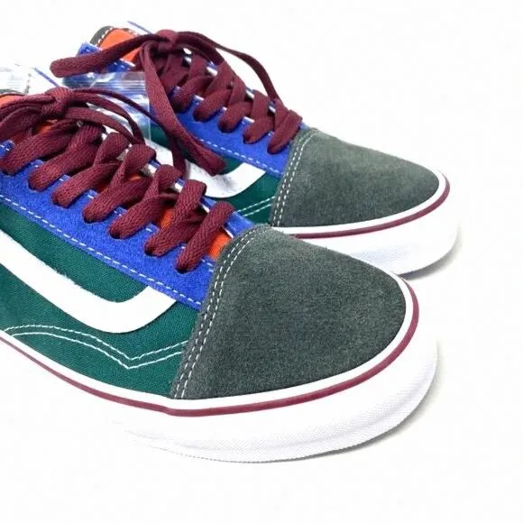 VANS Old Skool Shoes Low Top SB Multicolor Canvas VN0A4BW2448 Casual Women Suede