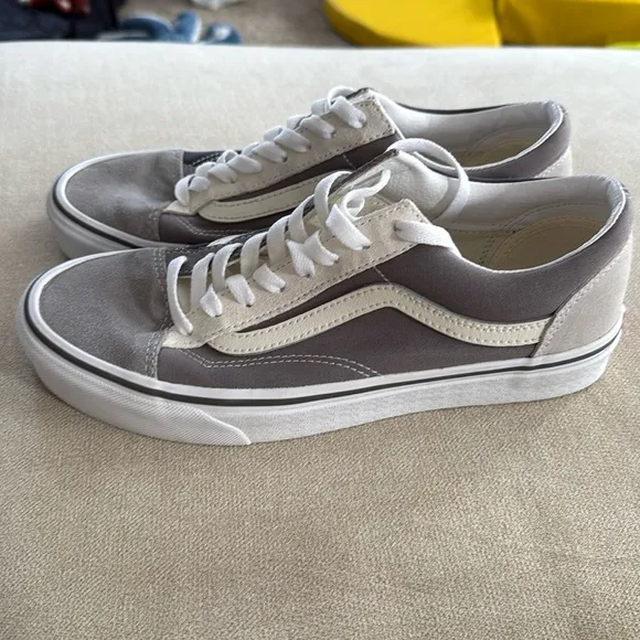 Vans Old Skool Style 36 Shoes Navy Gray Colorblock Sneakers