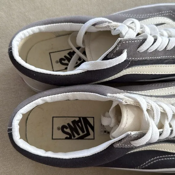 Vans Old Skool Style 36 Shoes Navy Gray Colorblock Sneakers