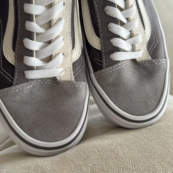 Vans Old Skool Style 36 Shoes Navy Gray Colorblock Sneakers