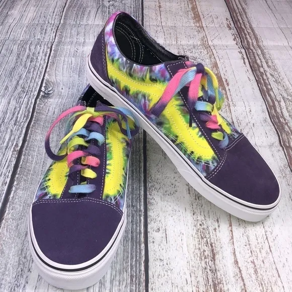 Vans Old Skool (Tie Dye) Mysterioso/True Men Sz 10